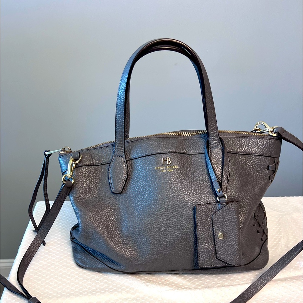 Henri Bendel New York gray bag